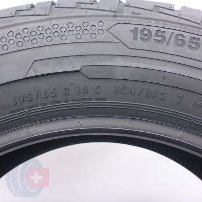 4.  195 65 16C 1x CONTINENTAL 195/65 R16C 104/102T ContiVanContact 100 Sommerreifen 2019 VOLL WIE NEU 