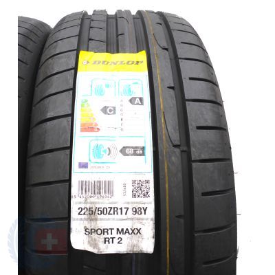 2.  225/50 R17 2x DUNLOP 98Y XL Sport Maxx RT2 Sommerreifen 2018 VOLL WIE NEU