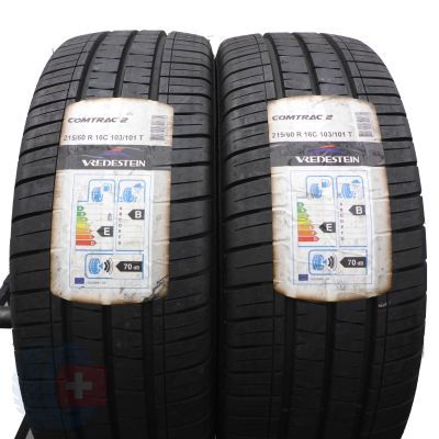 3. 215 60 16C 4x VREDESTEIN 215/60 R16C 103/101T Comtrac 2 Sommerreifen 2019 VOLL WIE NEU 