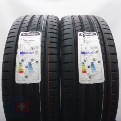 3. 225 55 18 4x CONTINENTAL 225/55 R18 98V PremiumContact 6 Sommerreifen 2025 VOLL WIE NEU