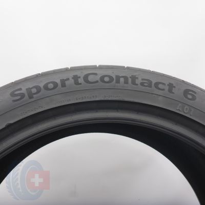 7. 255 40 20 4x CONTINENTAL 25/40 R20 101Y XL SportContact 6 A01 Sommerreifen 2025 6,5mm 