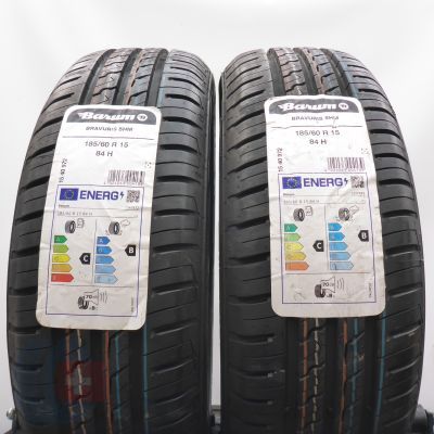 4.  185 60 15 4x BARUM 185/60 R15 84H Bravuris 5HM Sommerreifen 2024 VOLL WIE NEU  