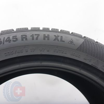 5. 235 45 17 1x CONTINENTAL 97H XL WinterContact TS 850 P Winterreifen 2018 8,2mm