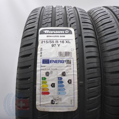 2.  215 55 16 2x BARUM 215/55 R16 97Y XL Bravuris 5HM Sommerreifen 2021 Ungebraucht  