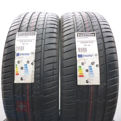 5.  225 45 19 4x FIRESTONE 225/45 R19 96Y XL Roadhawk Sommerreifen 2023  VOLL WIE NEU 
