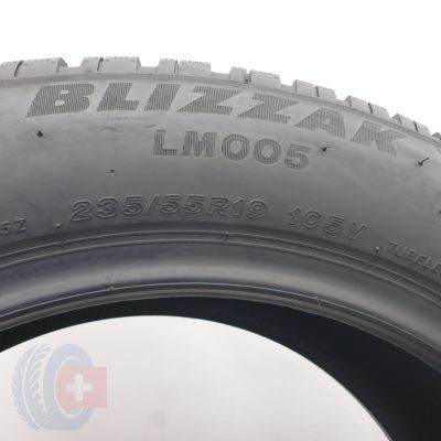 5.  235 55 19 2x BRIDGESTONE 235/55 R19 105V XL Blizzak LM005 Winterreifen 2022 7,8 i 7,2mm