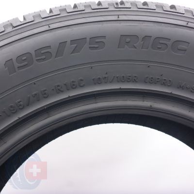 4. 195 75 16C 1x PIRELLI 195/75 R16C 107/105R Carrier Winter M0-V Winterreifen 2020 VOLL WIE NEU 