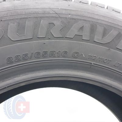 7. 225 65 16C 2x BRIDGESTONE 225/65 R16C 112/110T Duravis R660 eco Sommerreifen 2022 7mm