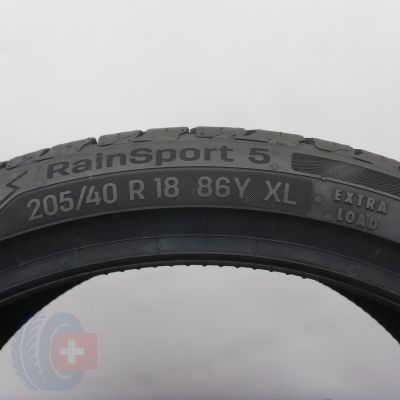 6. 205 40 18 2x UNIROYAL 205/40 R18 86Y RainSport5 Sommerreifen 2023 WIE NEU VOLL
