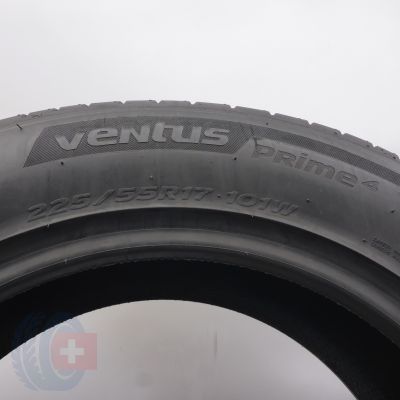6.  225 55 17 4x HANKOOK 225/55 R17 101W XL Ventus Prime 4 Sommerreifen 2022 Ungebraucht    