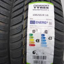 3. 195 55 16 4x NOKIAN 195/55 R16 87H Snowproof 2 Winterreifen 2025 Ungebraucht  
