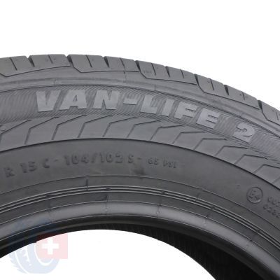 5. 2 x SEMPERIT 195/70 R15 C 104/102S Van-Life 2 Sommerreifen 2016  6.8-7.2mm 