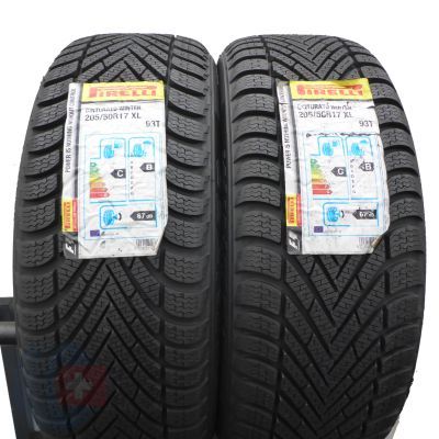 5. 205 50 17 4x PIRELLI 205/50 R17 93T XL Cinturato Winter Winterreifen 2018 WIE NEU VOLL