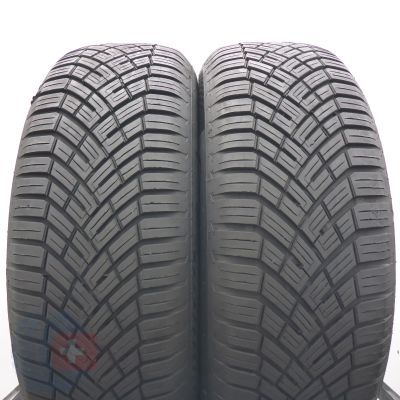 195 65 15 2x CONTINENTAL 195/65 R15 91H AllSeasonContact 2 Ganzjahresreifen 2024 7,2mm