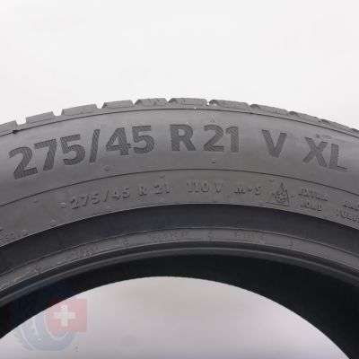 7.  275 45 21 2x CONTINENTAL 275/45 R21 110V XL WinterContact TS 870 P Winterreifen 2024 8,6mm