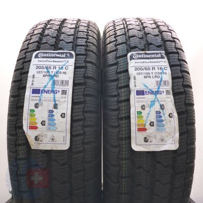 4. 205 65 16C 4x CONTINENTAL 205/65 R16C 107/105T VancoFourSeason 2 Ganzjahresreifen 2022 Ungebraucht   