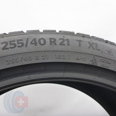 8. 255 40 21 4x CONTINENTAL 255/40 R21 ]102T XL WinterContact TS 870 P Winterreifen 2024 8-7,8mm