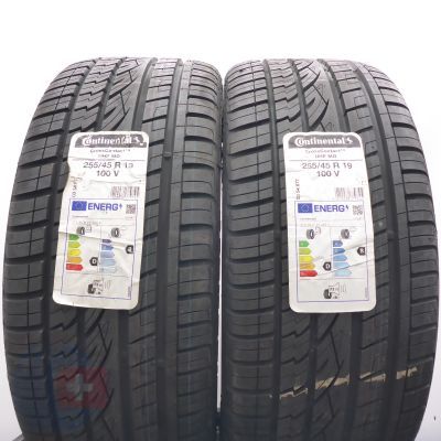 5.  255 45 19 4x CONTINENTAL 255/45 R19 100V CrossContact UHP M0 Sommerreifen 2022 Ungebraucht   