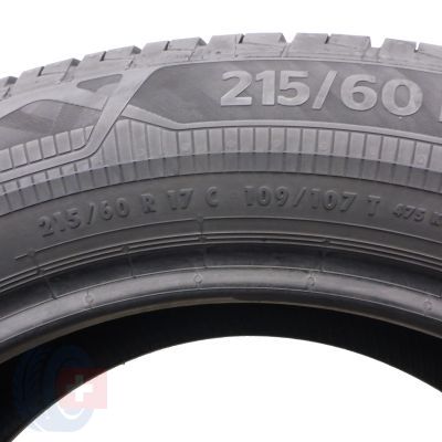 5. 4 x CONTINENTAL 215/60 R17C 109/107T VanContact Eco Sommerreifen 2019, 2021 WIE NEU 7,7-8mm