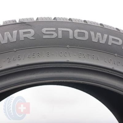 6. 245 45 18 2x NOKIAN 245/45 R18 100V XL WR Snowproof P Winterreifen 2023 6,2-7mm