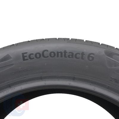 7. 245 45 18 4x CONTINENTAL 245/45 R18 96W EcoContact 6 Sommerreifen 2022 VOLL Wie Neu