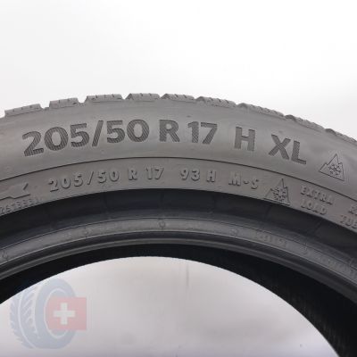 3. 205 50 17 1x CONTINENTAL 205/50 R17 93H XL WinterContact TS870P Winterreifen 2021 8mm