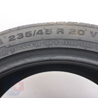 5. 235 45 20 4x CONTINENTAL 235/45 R20 100V XL ContiPremiumContact 5 SUV Sommerreifen 2024  VOLL WIE NEU