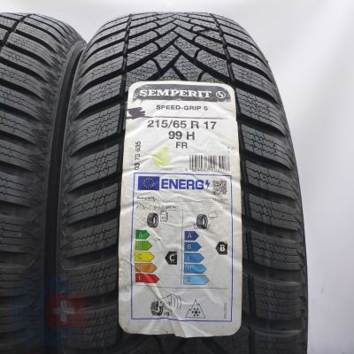 2. 215 65 17 2x SEMPERIT 215/65 R17 99H Speed-Grip 5 Winterreifen 2022 Ungebraucht   