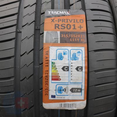 2. 315 35 21 2x TRACMAX 315/35 R21 111Y XL X-privilo RS01 + Sommerreifen M+S 2020 WIE NEU VOLL