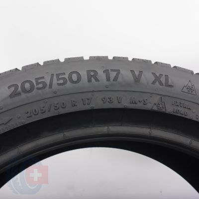 5. 205 50 17 2x CONTINENTAL 205/50 R17 93V XL WinterContact TS870P Winterreifen 2024 6,8mm