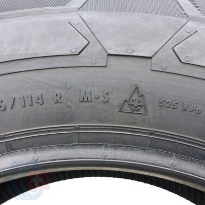 2. 4 x CONTINENTAL 215/75 R16C 116/114R VanContact Winter Winterreifen 2021, 2022 WIE NEU 8,8-9,5mm