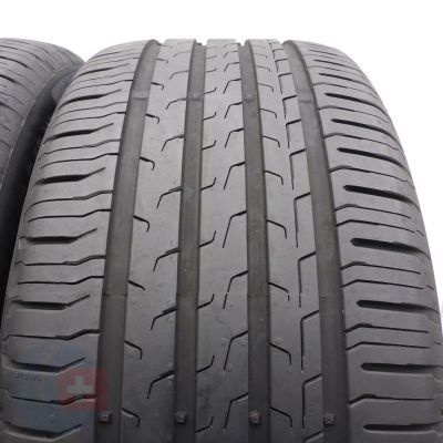 2. 245 45 18 4x CONTINENTAL 245/45 R18 96W EcoContact 6 Sommerreifen 2022 VOLL Wie Neu