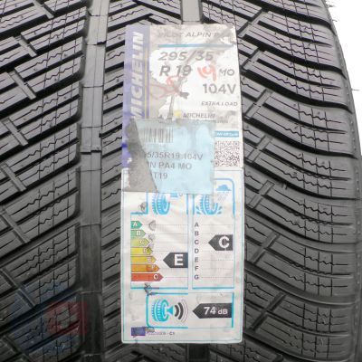 2. 295 35 R19 4 x MICHELIN 295/35 R19 104V XL Pilot Alpin PA4 MO Winterreifen 2019 VOLL WIE NEU