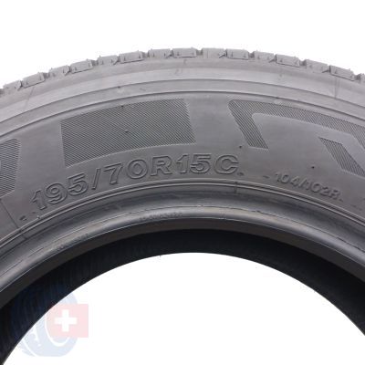 6. 195 70 15C 4x FIRESTONE 195/70 R15C 104/102R VanHawk 2 Sommerreifen 2021/22/23 7,8-8,8mm Wie Neu