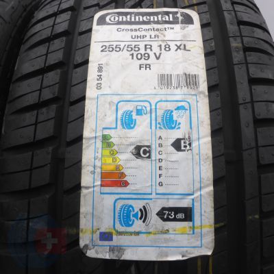 3. 255 55 18 4x CONTINENTAL 255/55 R18 109V XL CrossContact UHP LR Sommerreifen 2018 VOLL