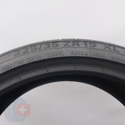 6. 225 35 19 4x CONTINENTAL 225/35 R19 88Y XL SportContact 6 RFT Sommerreifen 2020 VOLL WIE NEU 