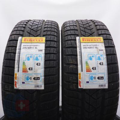 205 40 17 2x PIRELLI 205/40 R17  84H XL Winter Sottozero 3 Winterreifen 2020 Ungebraucht  