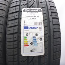 3.  255 45 19 4x CONTINENTAL 255/45 R19 100V CrossContact UHP M0 Sommerreifen 2022 Ungebraucht   