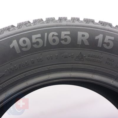 6. 195 65 15 2x SEMPERIT 195/65 R15 91T Speed-Grip 5 Winterreifen 2024 8,8mm VOLL WIE NEU 