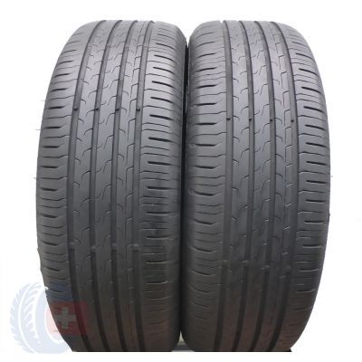 4. 4 x CONTINENTAL 215/60 R17 96H ContiEcoContact 5 Sommerreifen DOT20/21  5.8-6mm