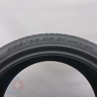 4. 295 35 21 2x PIRELLI 295/35 R21 107Y NO XL PZero Rosso Sommerreifen 2014 6-6,2mm