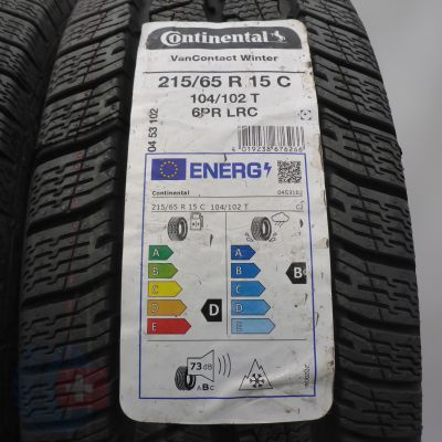4. 215 65 15C 4x CONTINENTAL 215/65 R15C 104/102T VanContact Winter Winterreifen 2022 VOLL 4. 215 65 15C 4x CONTINENTAL 215/65 R15C 104/102T VanContact Winter Winterreifen 2022 VOLL