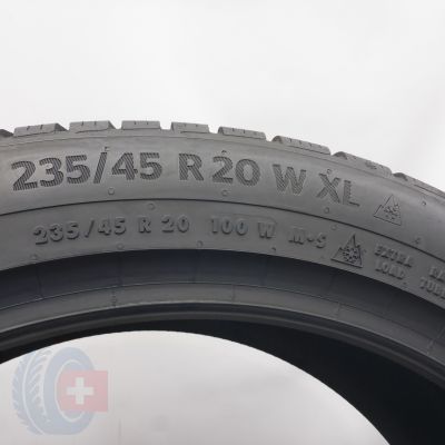 5. 235 45 20 1x CONTINENTAL 235/45 R20 100W XL WinterContact TS 870 P 2022 Winterreifen 8,5mm