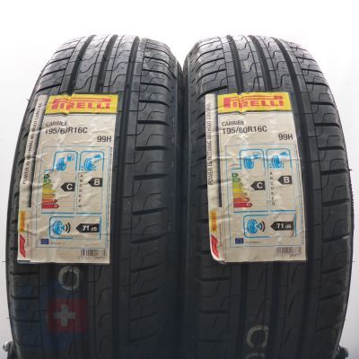 3. 195/60 R16C 4x PIRELLI 195/60 R16C 99/97H Carrier Sommerreifen 2020 Ungebraucht  