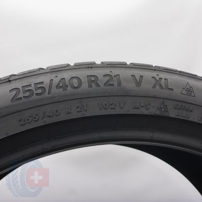 4.  255 40 21 1x CONTINENTAL 255/40 R21 102V WinterContact TS 870 P Winterreifen 2023 7,2mm WIE NEU  