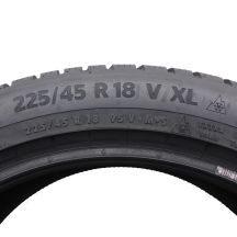 5. 4 x CONTINENTAL 225/45 R18 98V XL WinterContact TS 870P Winterreifen 2021, 2022 WIE NEU 7,5-8mm