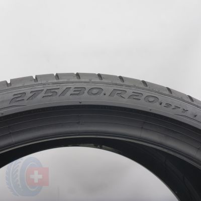6. 275 30 20 2x PIRELLI 275/30 R20 97Y P Zero RFT BMW M0E Sommerreifen 2017/18 5,5-5mm