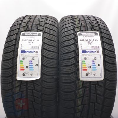 4. 235 55 17 4x GISLAVED 235/55 R17 103V XL EuroFrost 6 Winterreifen 2023 VOLL 