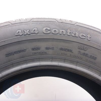 6. 235 60 17 4x CONTINENTAL 235/60 R17 102V 4x4 Contact M0 M+A Sommerreifen 2022 Ungebraucht   