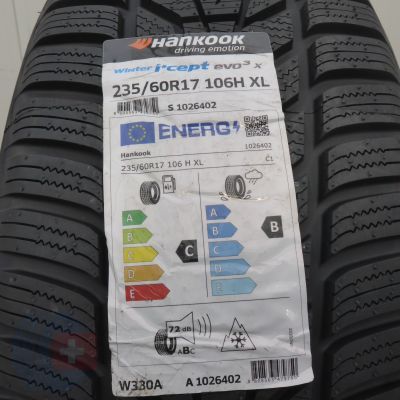 4. 235 60 17 4x HANKOOK 235/60 R17 106H XL Winter I Cept evo 3X Winterreifen 2025 Ungebraucht  